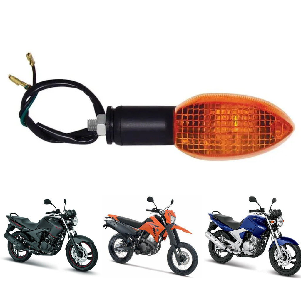 Mini Pisca Moto Dianteiro Direito Traseiro Esquerdo Fazer 250 06 08 XTZ 250 Lander 07 e 08 GVS