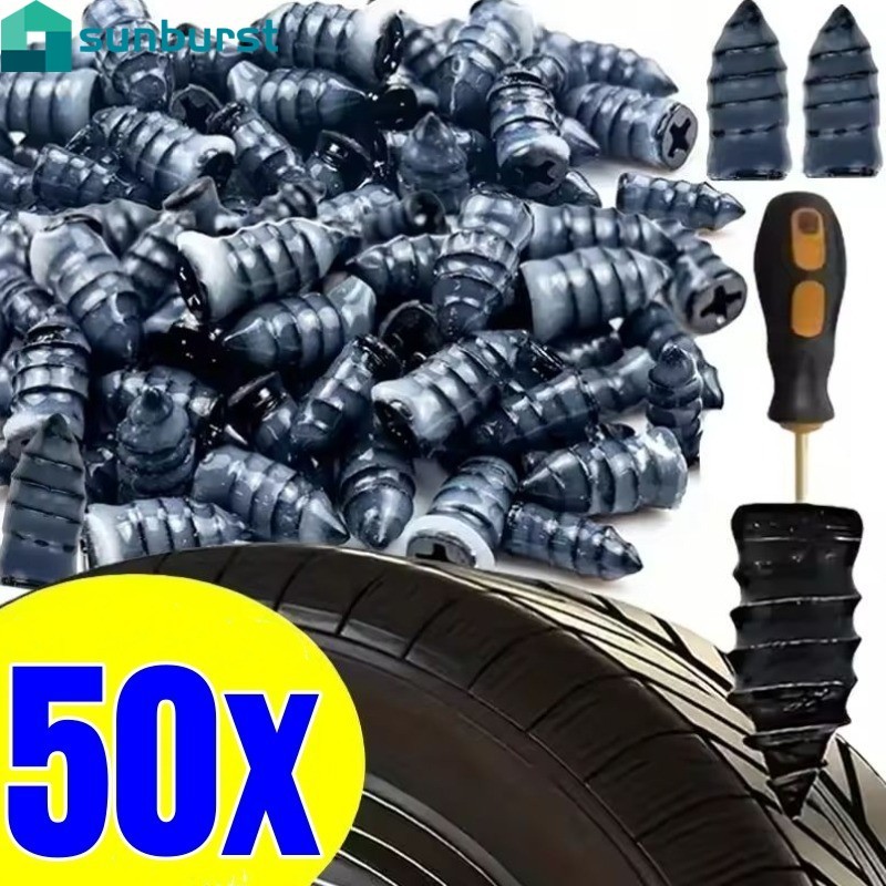 50-15 Peças Unhas De Reparo De Pneus A Vácuo-Prego De Filme De Pneu Automático Metal De Borracha-Ferramenta Perfuração