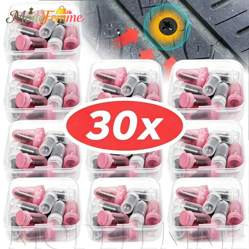 [À Venda] Kit De Unhas De Borracha De Pneu De Carro-Prego Auto-Roscante Rápido-Kits De Acessórios De Reparo-Para Caminhã