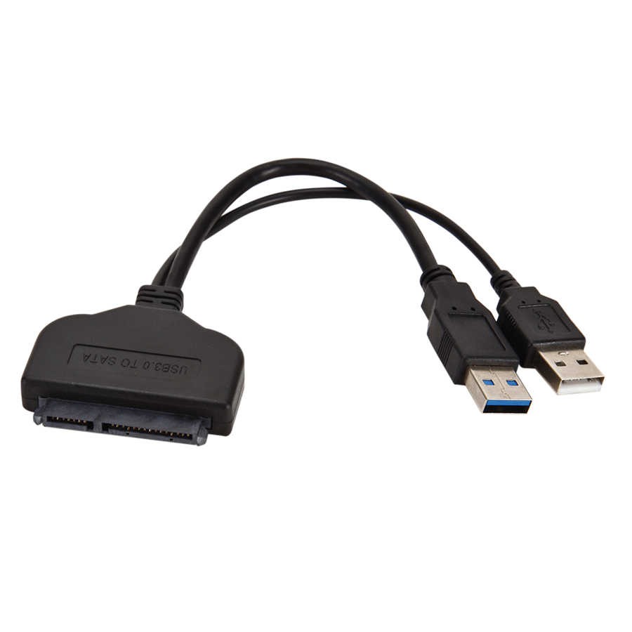 USB 3.0 TO SATA CABLE HARD DISK DRIVE CONVERTER SSD ATÉ 4TB