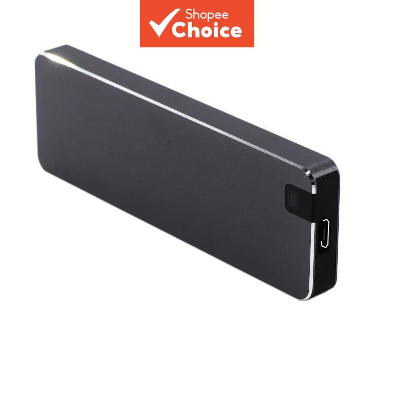 Gabinete de Disco Rígido Externo M.2 SSD USB 3.1, Compatível com NVME ou NGFF, Conector Tipo-C, Estrutura Metálica