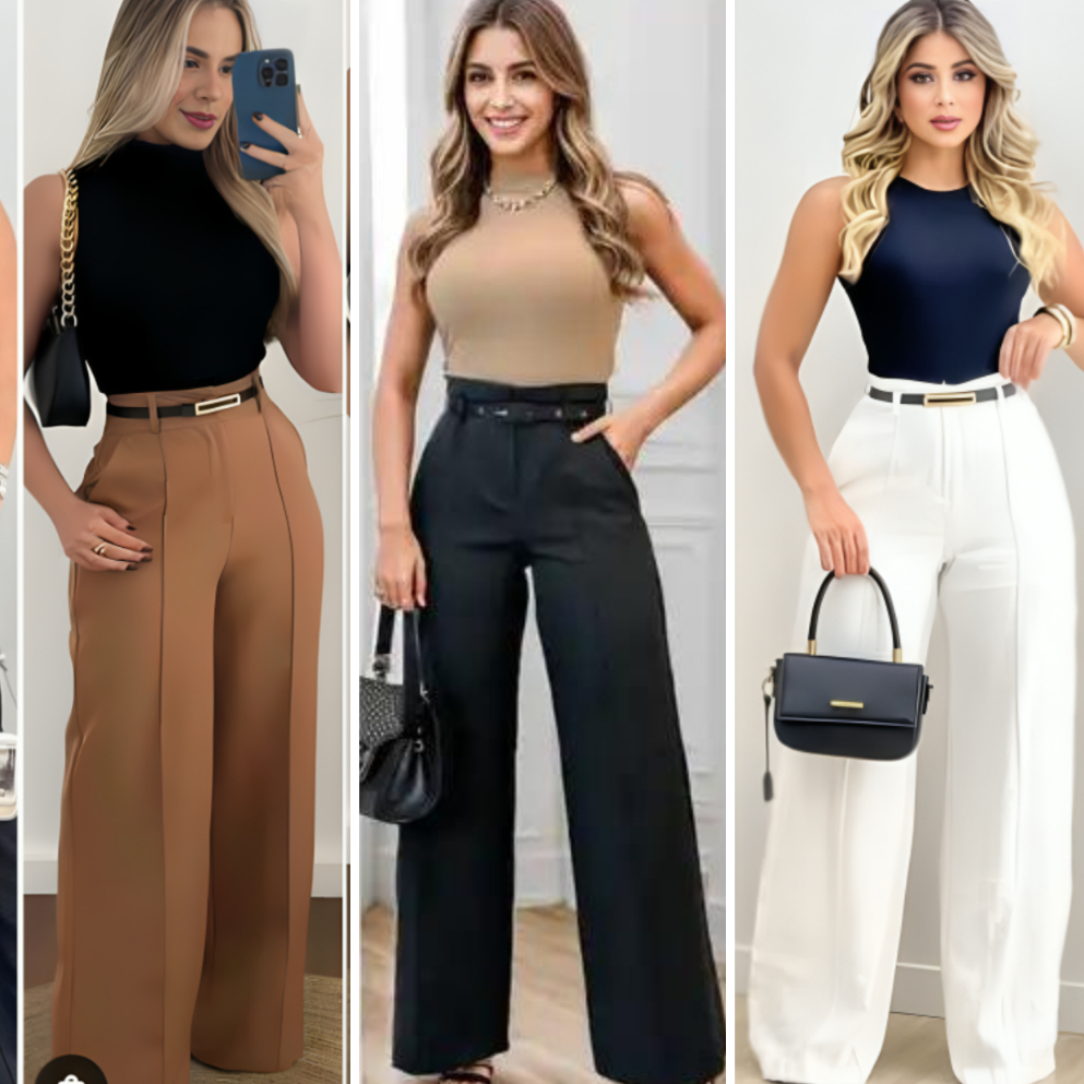 Conjunto Indicado para Mulheres que preferem visual formal refinado ideal para ambiente corporativo