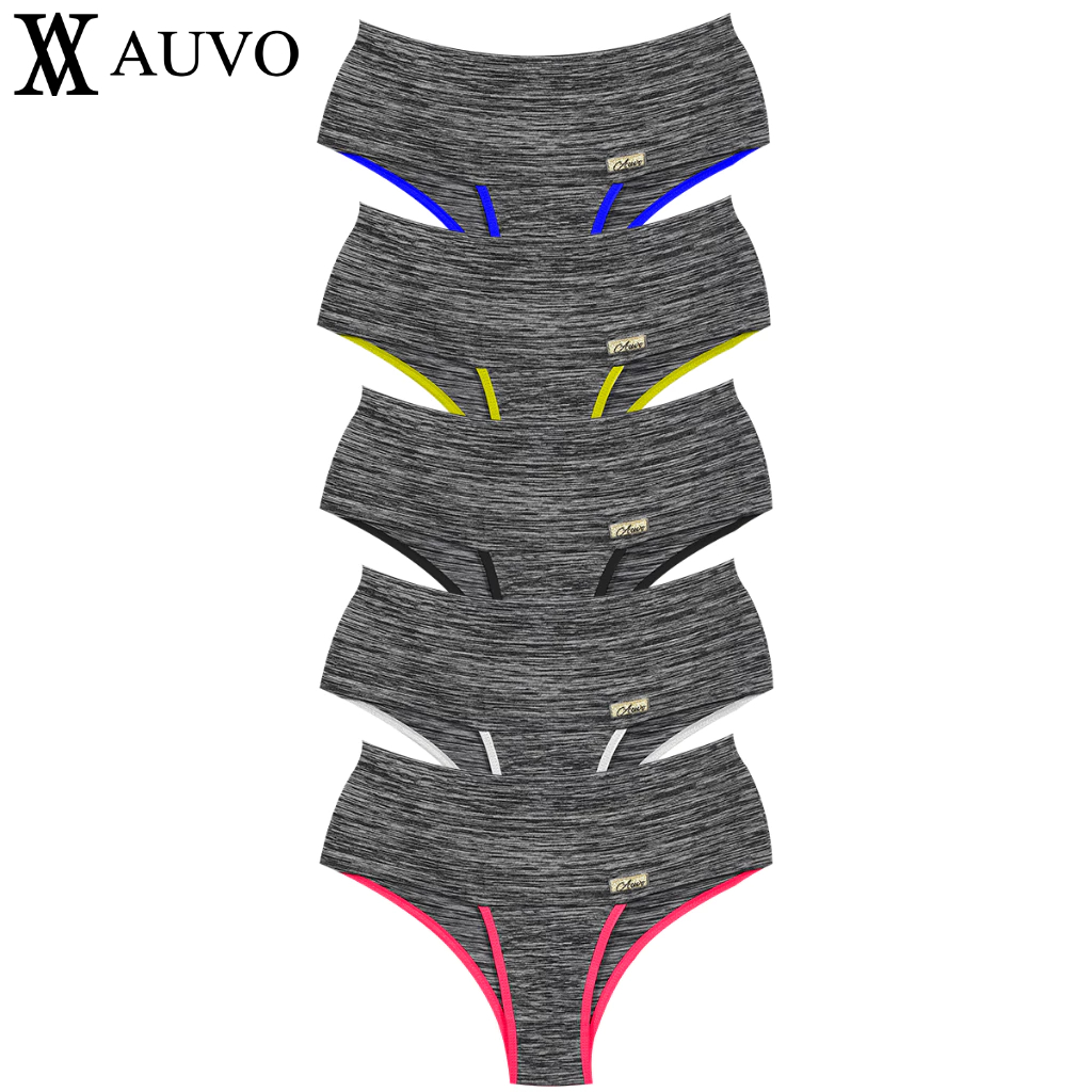 Kit 4 Calcinhas Fitness Cintura Alta Compressão Para Barriga Aperta e Comprime