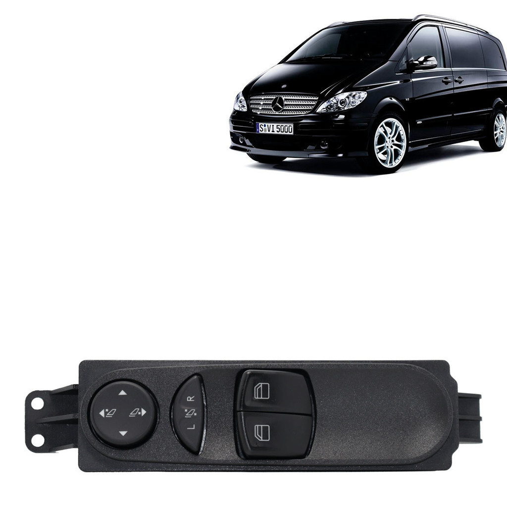 Botão De Vidro Elétrico Viano W639 Mixto 03 Á 12 6395451013