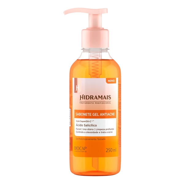 Sabonete Gel Facial Antiacne Hidramais 250ml