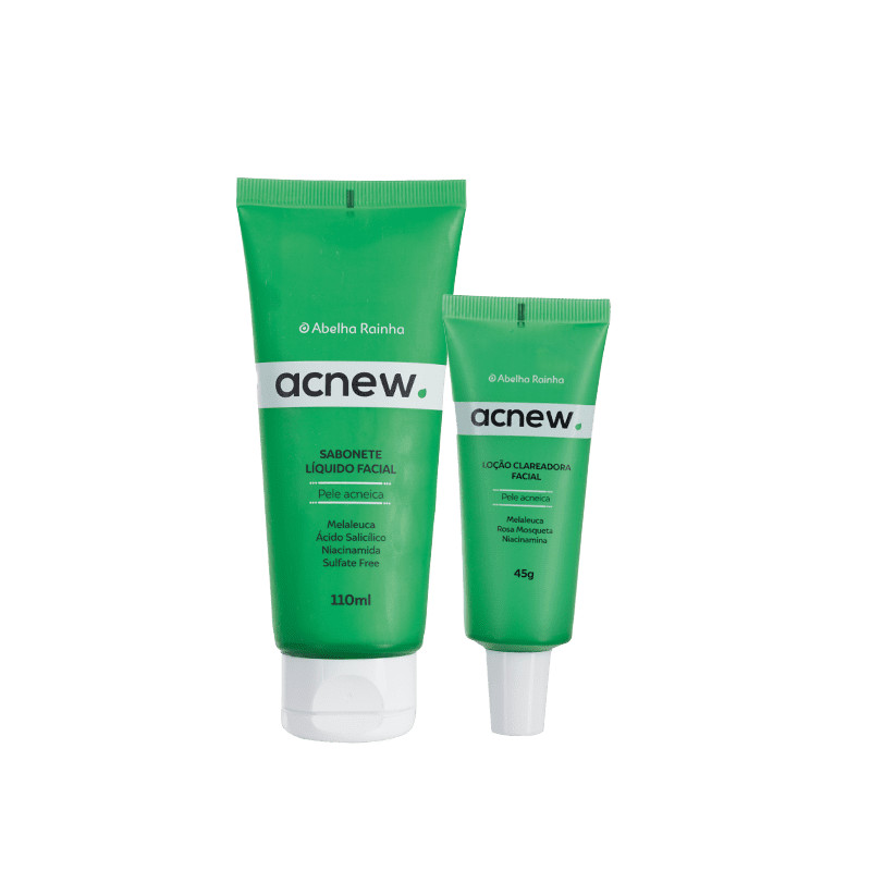 KIT MELALEUCA ( Sabonete Antiacne + Loção Clareadora Facial ) para pele acneica Tratamento