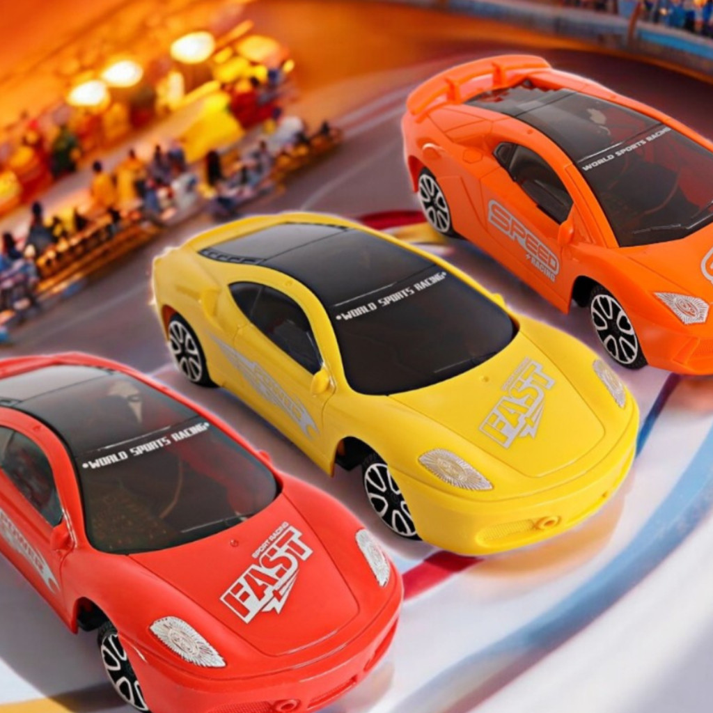 Carrinho Controle Remoto Speed Racing Presente Infantil Usar Pilhas Alta Velocidade Corridas