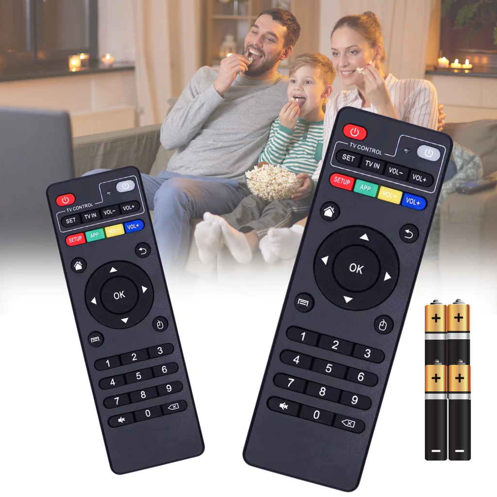 Controle Remoto Tv Box Com Pilhas