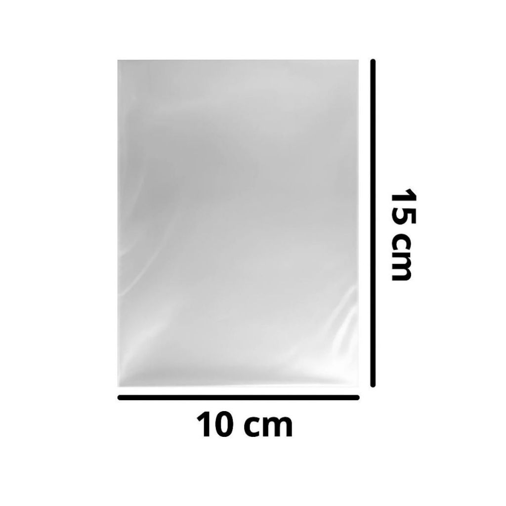 Saquinho Plástico 10x15cm Transparente | Ideal para Embalagens, Armazenamento e Envio