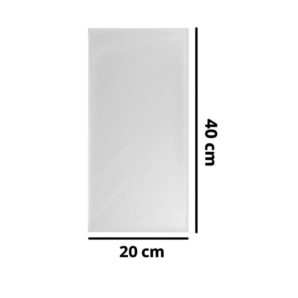 Saquinho Plástico 20x40cm Transparente | Ideal para Embalagens, Armazenamento e Envio Seguro