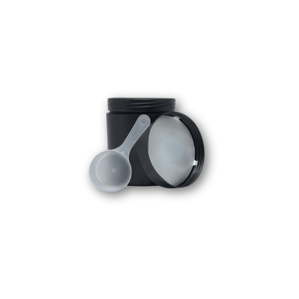 Conjunto 5 Potes de 500g Ideal Para Suplementos Com Scoop Academia Fitness