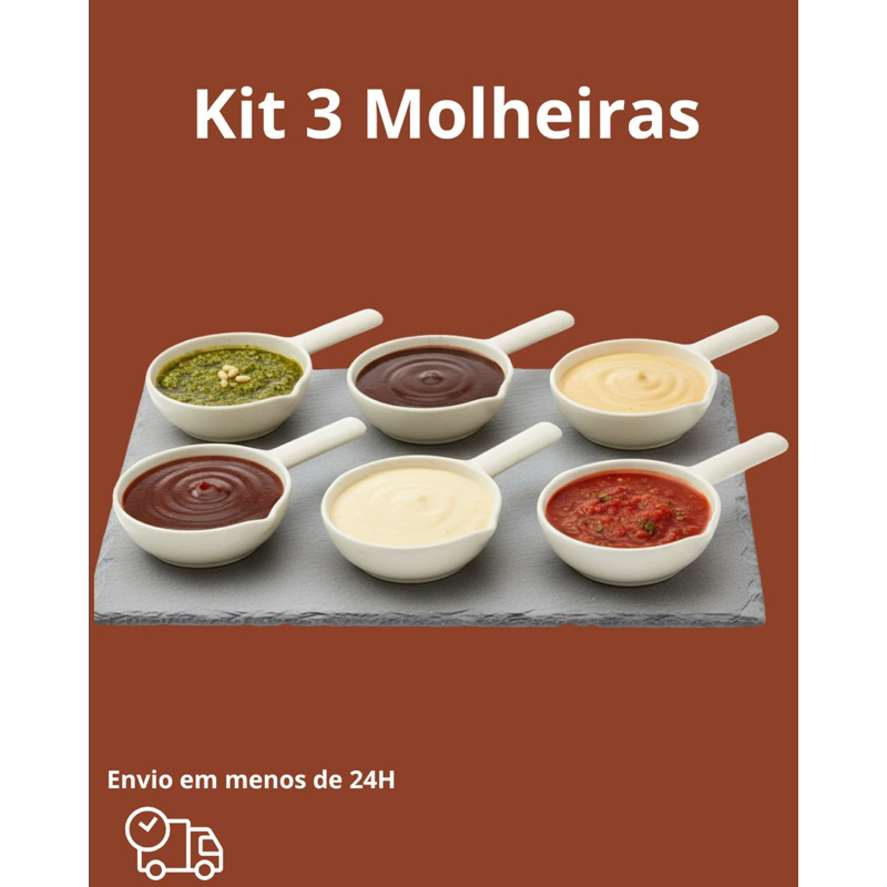 Molheira Multiuso Redonda – Plástico Seguro Sem BPA, Ideal para Molhos