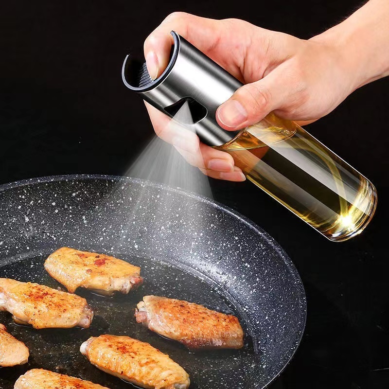 BORRIFADOR SPRAY DE INOX E VIDRO 100ML IDEAL PARA AZEITE E VINAGRE ENTRE OUTROS TEMPEROS