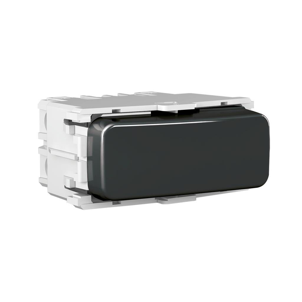 Modulo Interruptor Bipolar Paralelo 1 Posto 10A 250V Preto