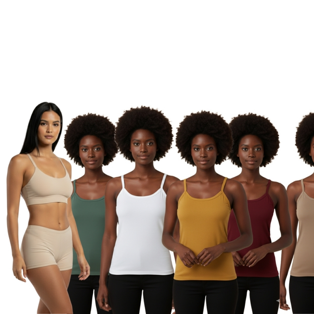 Kit 5 Blusas Femininas Suede Premium + Shortinho Segunda Pele – Moda Verão Dia a Dia