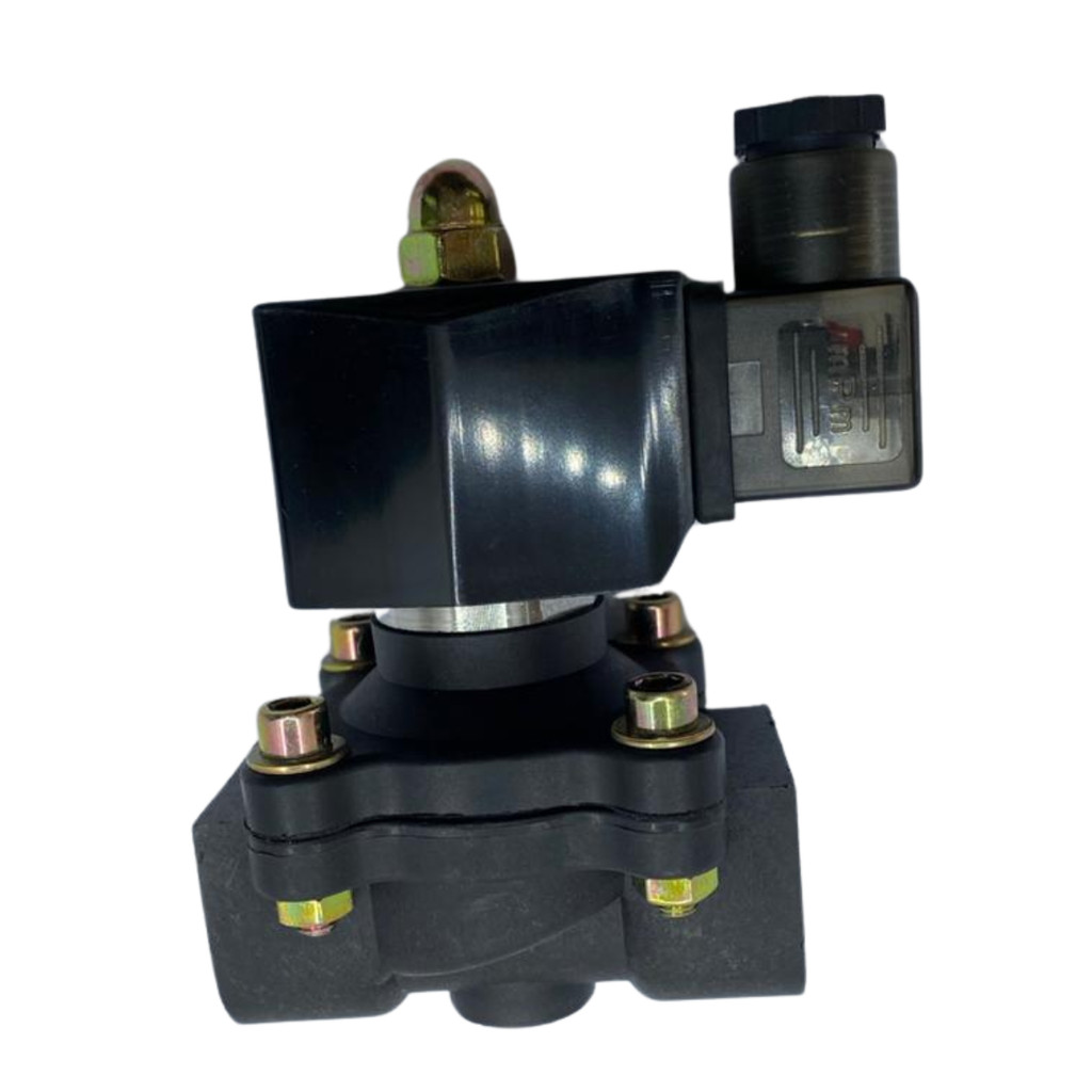 Válvula Solenoide 2 vias 3/4 Polegada NF Plástica 220V