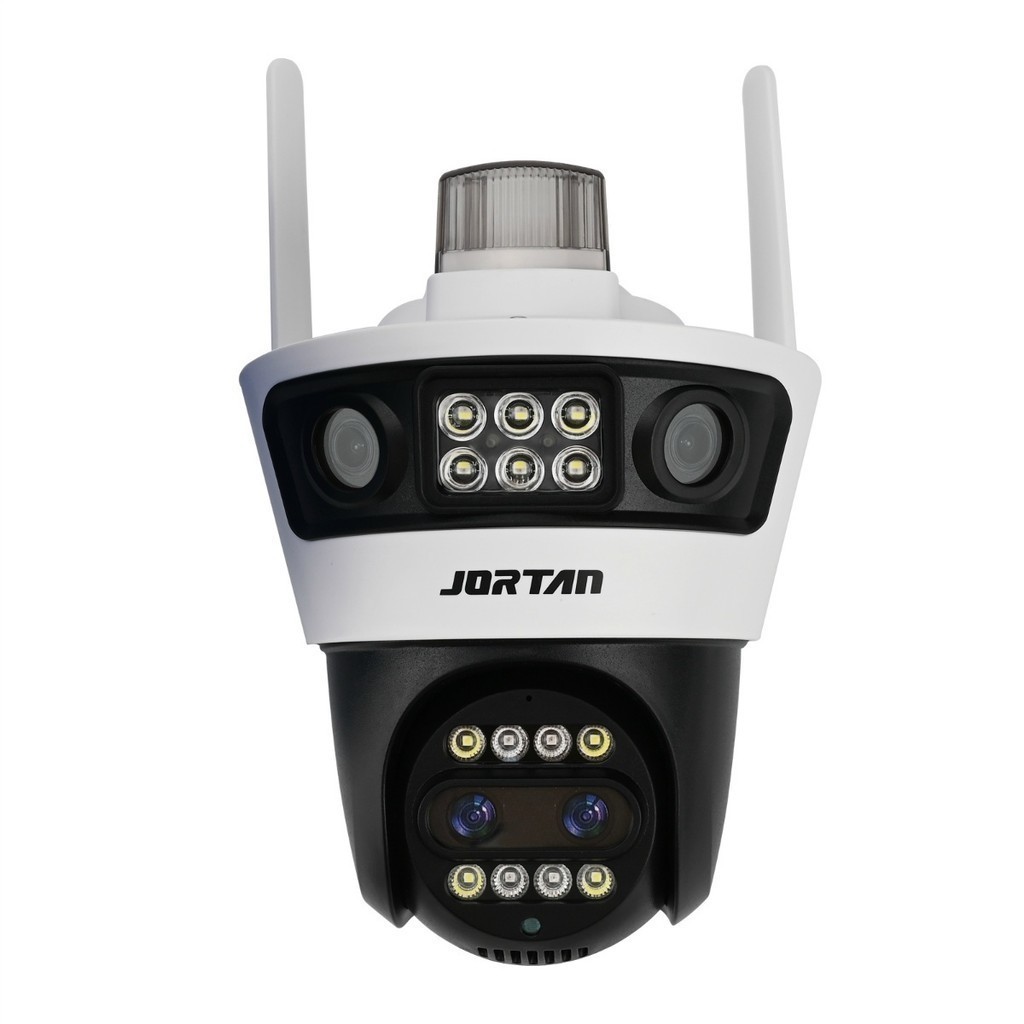 Câmera WiFi PTZ Externa 6MP Dupla Câmera com Zoom 12X Detecção e Monitoramento Remoto