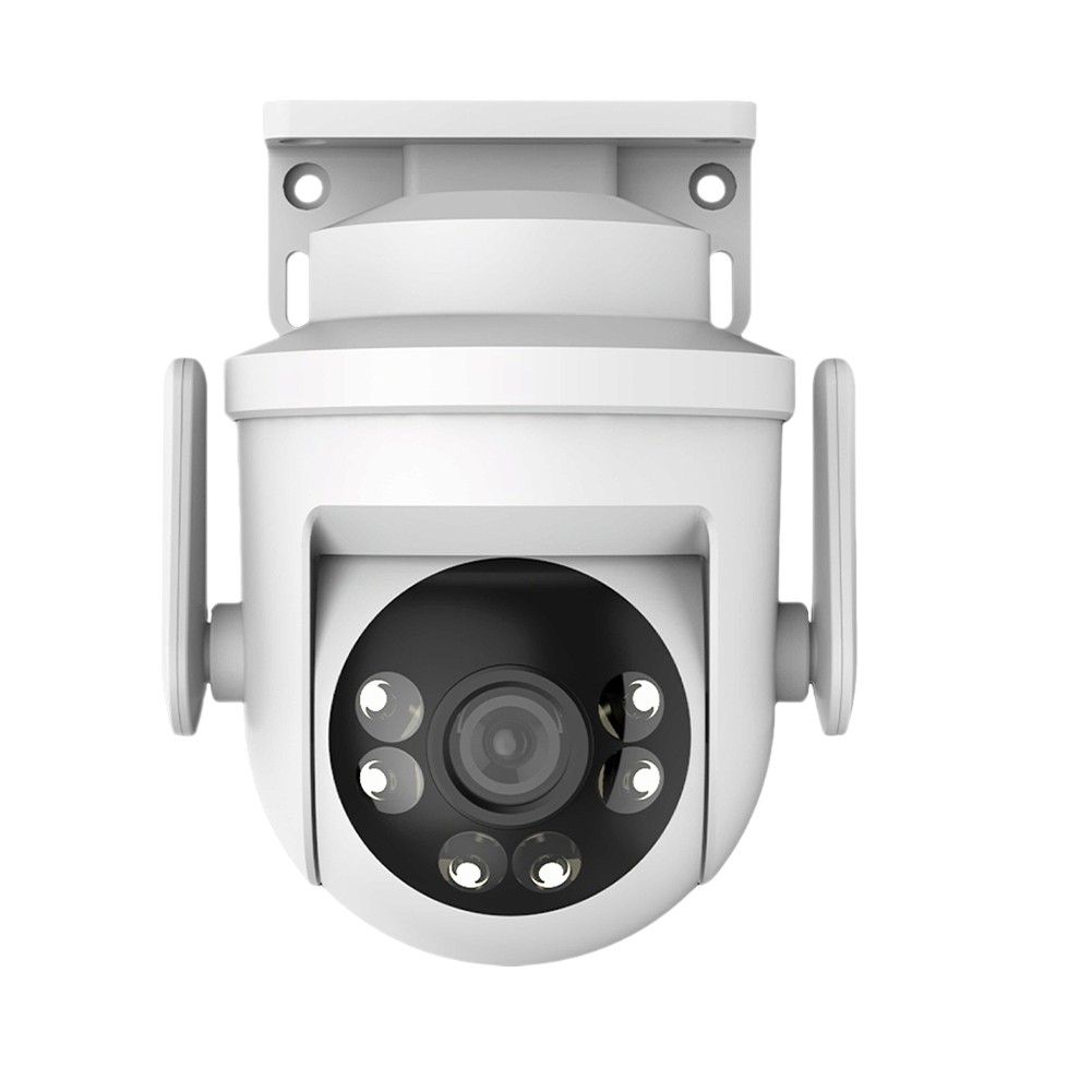 Câmera À Prova De Chuva Externa TUYA WiFi 6MP 2.4G E 5G RJ45 Com Fio Intercomunicador Bidirecional Visão Noturna Al Dete