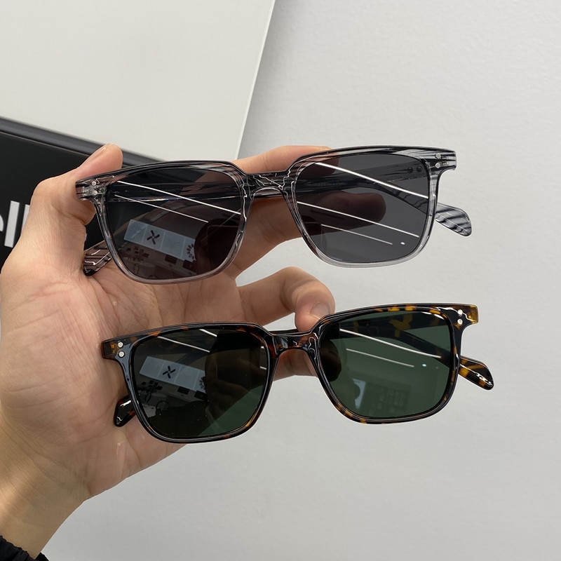 Culos De Sol De Pequena Caixa Feminino Na Moda Culos De Sol Coreanos Masculinos Na Moda Na Moda Rosto Mando L Quido