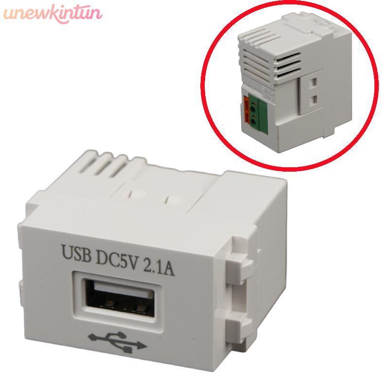 unewkintun Carregamento Rápido 220V Elétrico Soet 5V 2.1A Painel De Alimentação USB 1PC Módulo Transformador Para Telefo