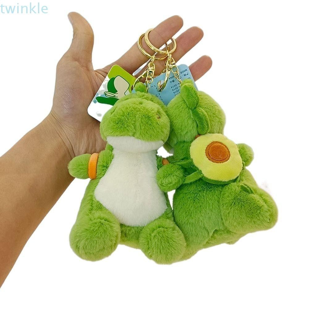 Chaveiro De Dinossauro De Pelúcia TWINKLE , Boneca Morango Com Mochila De Abacate , Cenoura