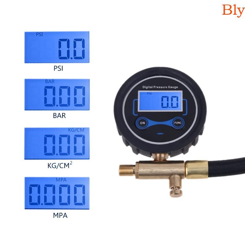 Digital Car Tire Pressure Gauge Air Compressor Inflating Tube Hose for w Deflati
