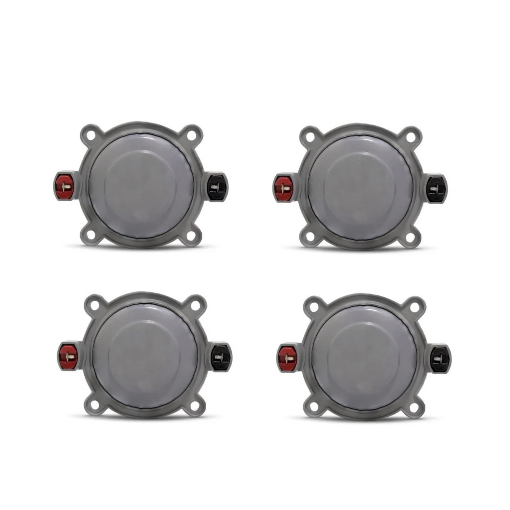 Kit 4 Reparo para Driver MusicAll 4550-TI 90W RMS 8 Ohms Diafragma Titânio Cor Cinza
