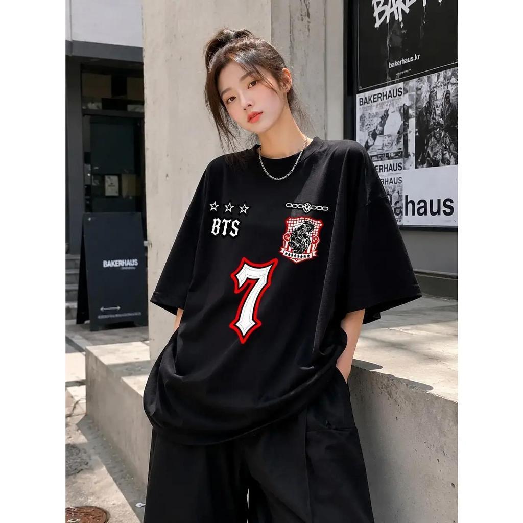 Camiseta Bts 7 Army Final Show 100% Algodão Edição Limitada Tour Kpop Básica Lançamento