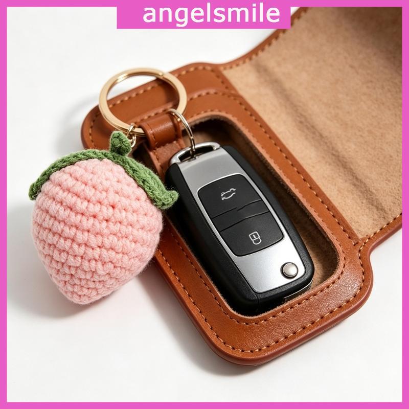 Hand Knit Shape Keychain Soft Yarn Excellent for Car & Gifts
