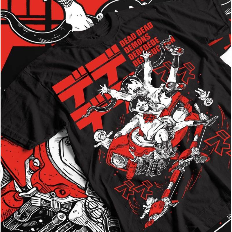 Camiseta Unisex Destruição Demônios Dead Dead Demons Dededede Inio Asano Anime Manga Premium Estilosa Moderna