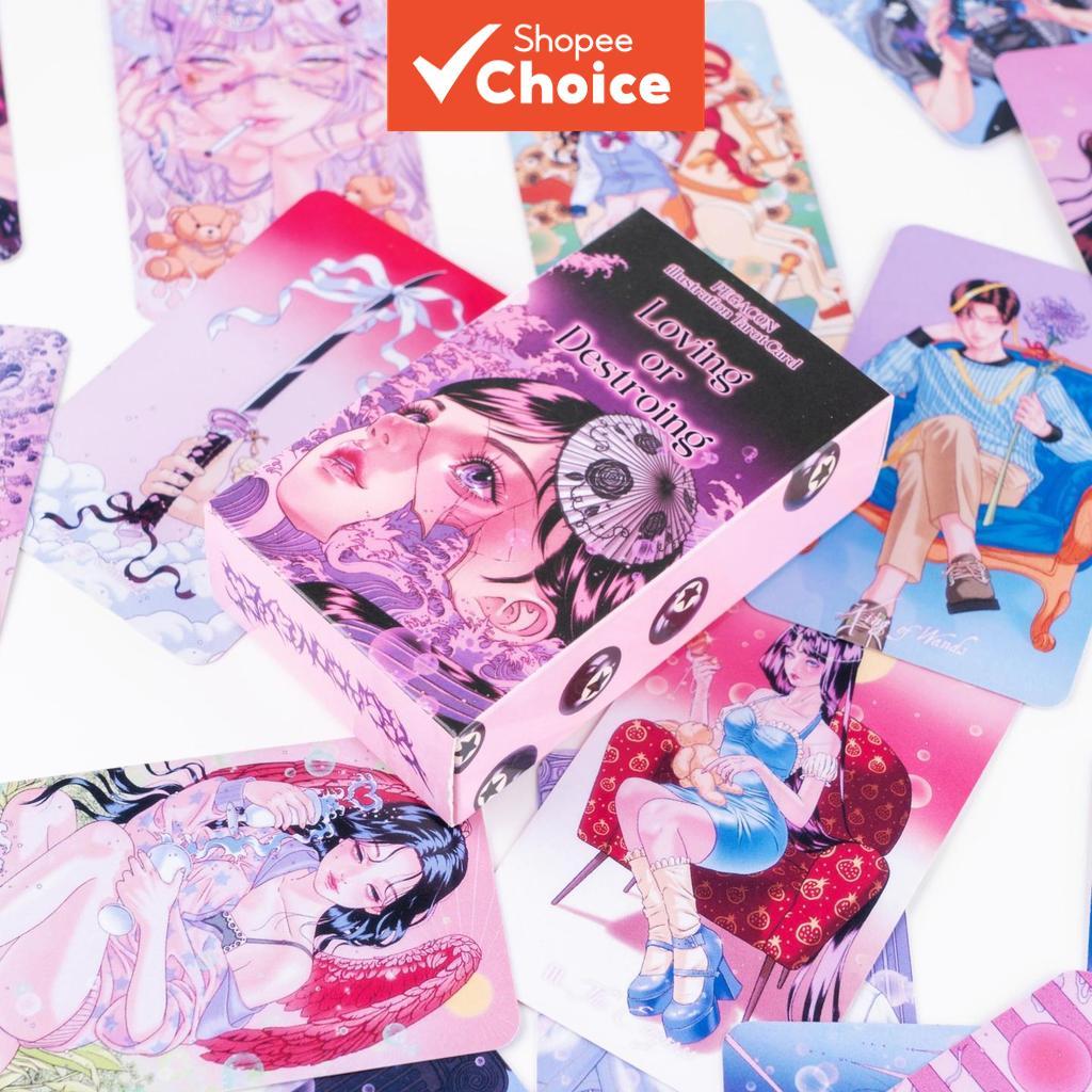 Amoroso Ou Destruição Baralho De Tarô Cavaleiro Waite Conjunto De Cartas Adivinhação Jogo De Tabuleiro Presente De Forma