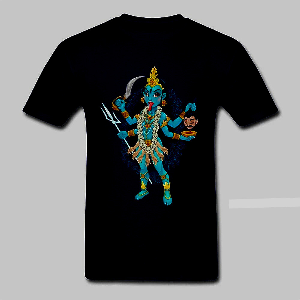 Camiseta Kali , Deusa Da Criação Do Tempo , Destruição E Energia Camisa 100% Algodão