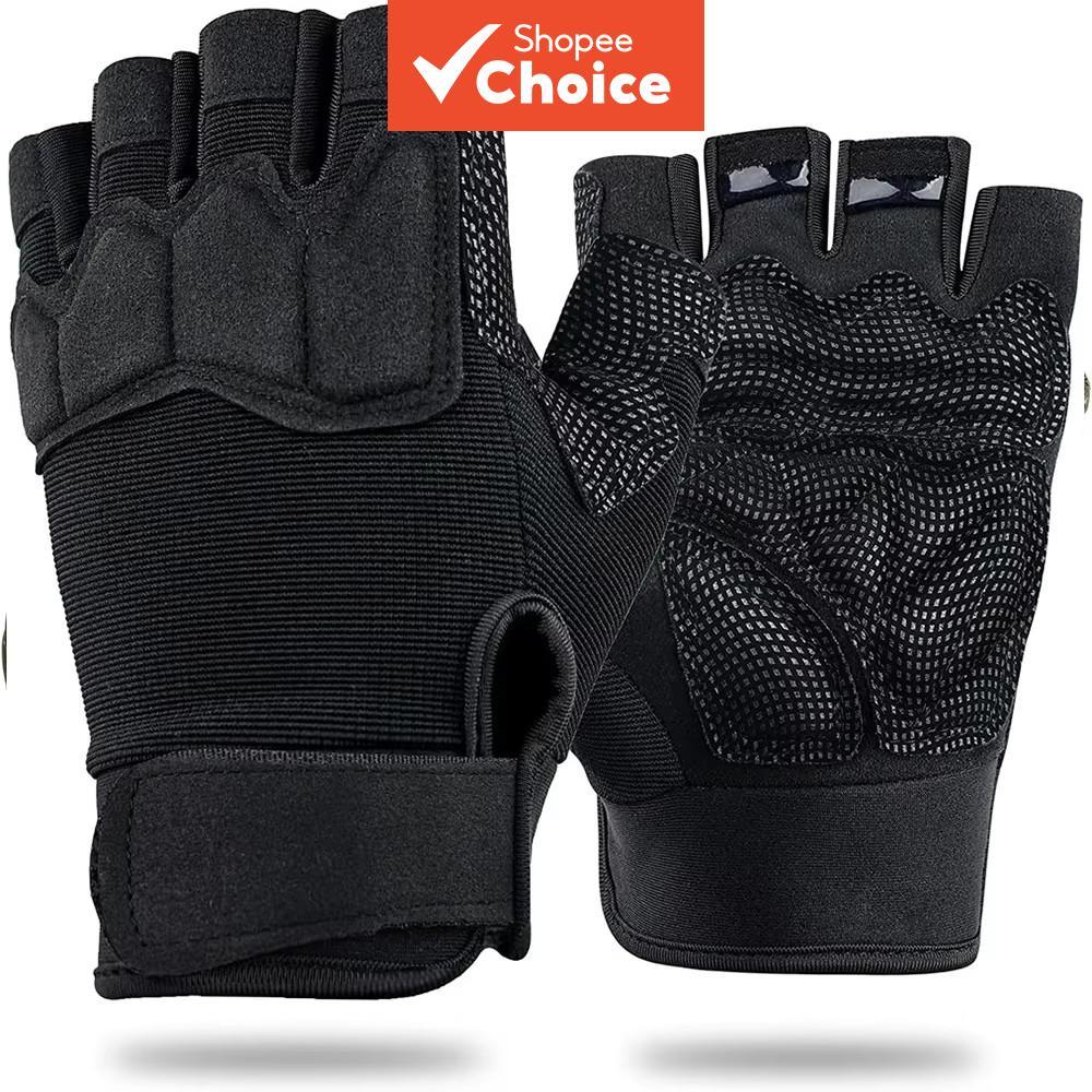 Luvas Táticas de Dedo Incompleto YangChen para Tiro com Airsoft, Caça, Caminhadas, Ciclismo, Direção e Escalada