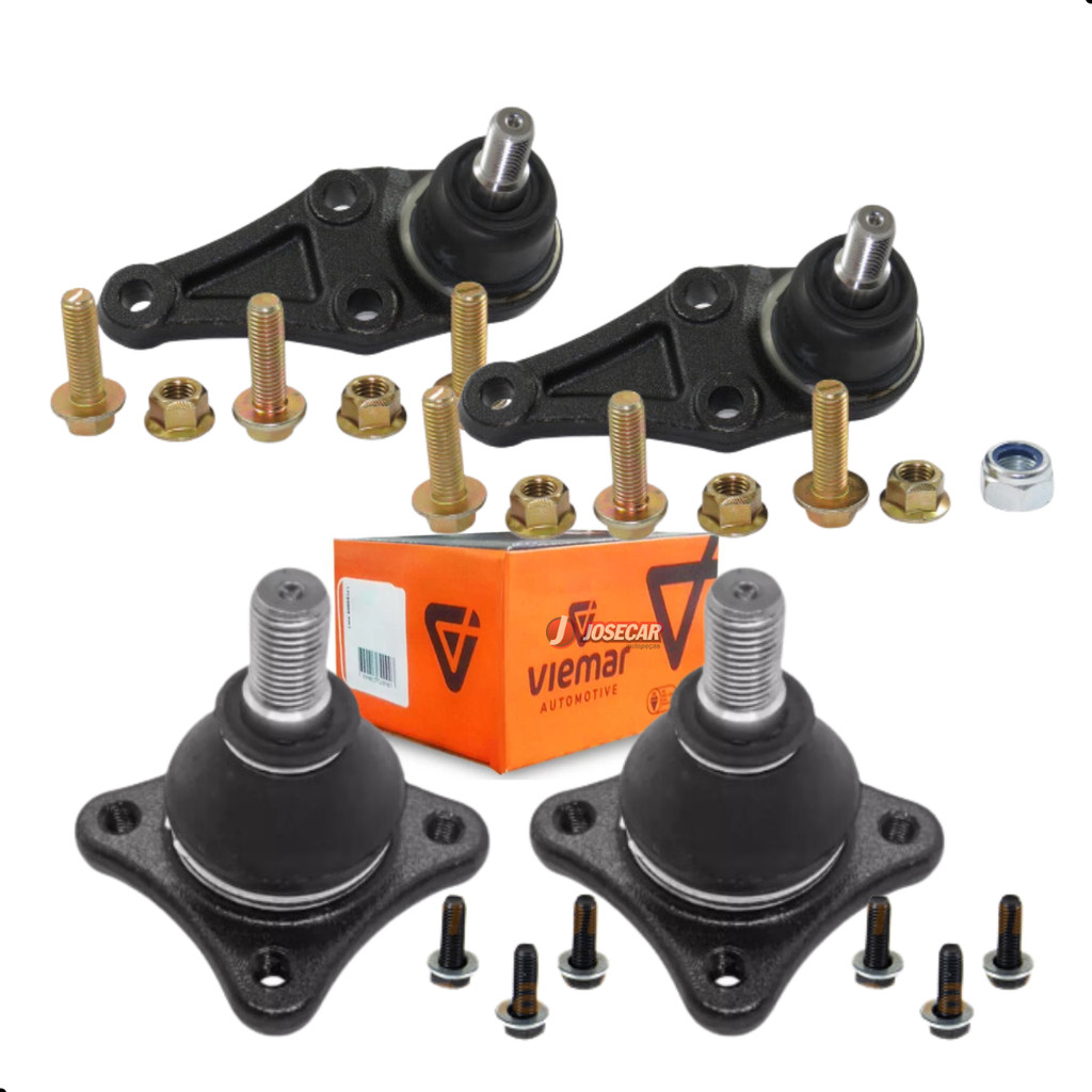 Kit 4 Pivos da Bandeja Pajero Full/Dakar L200 Triton Viemar
