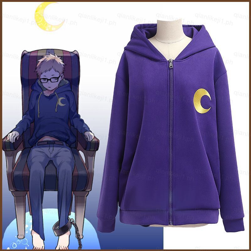 QL1 Haikyu ! Tsukishima Kei Casaco Anime Manga Longa Top Unissex Cosplay Jaqueta Harajuku Outerwear Moletom Com Capuz Ca