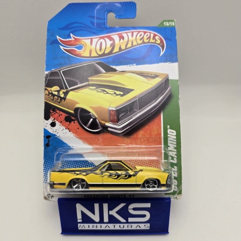 Hot Wheels Chevy El Camino 80 TH Treasure Hunt 2011 Amarelo