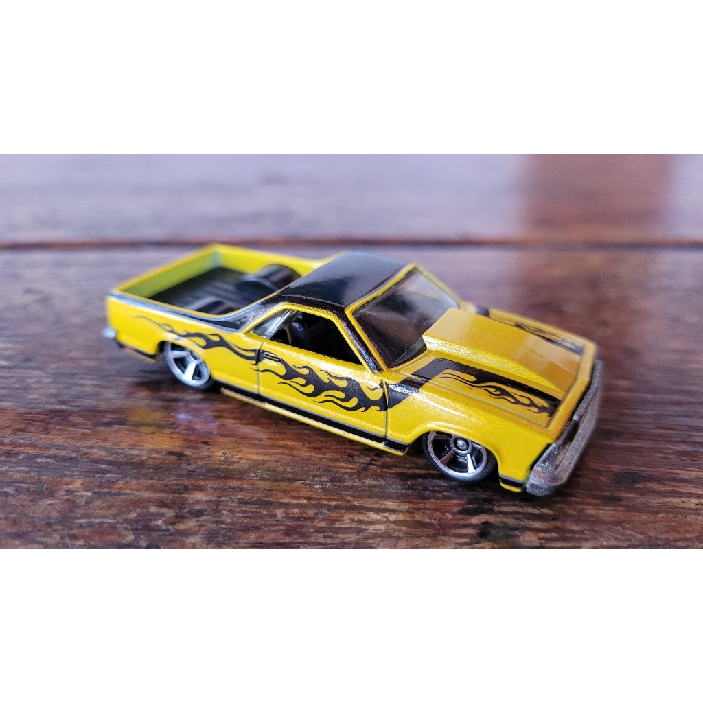 Hot Wheels - '80 El Camino Amarelo - Treasure Hunt 2011 (Fora da Embalagem) - Mainline 1:64