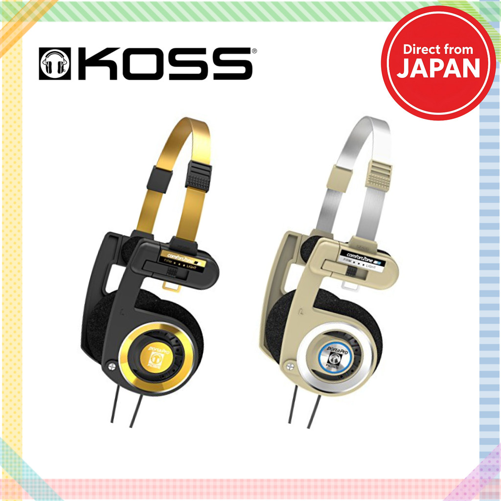Koss Porta Pro On-Ear Headphone Includes Hard Carrying Case Wired with 3.5mm Plug