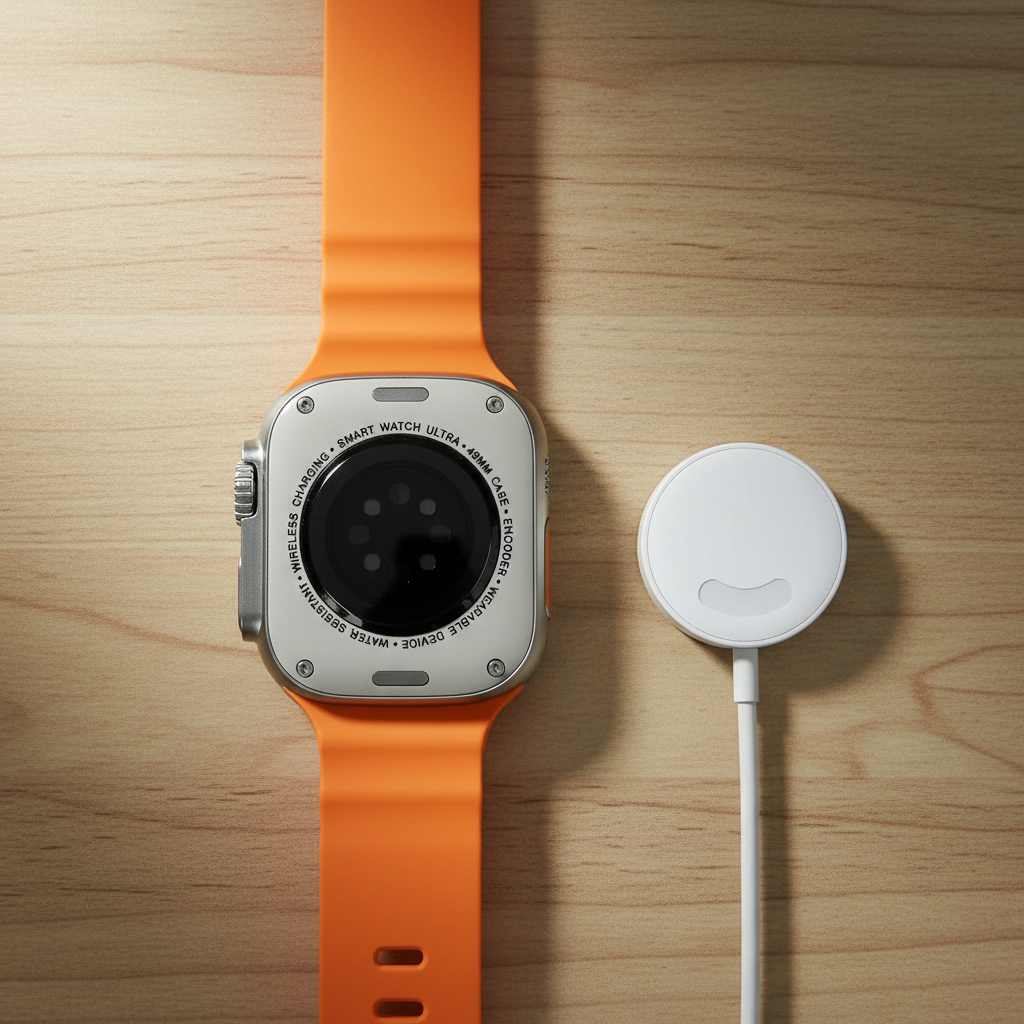Cabo de carregamento USB para X5PROMAX smartwatch e modelos relacionados.