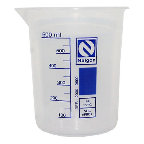 Bequer De Plastico 600ml Caixa Com 3 Unidades