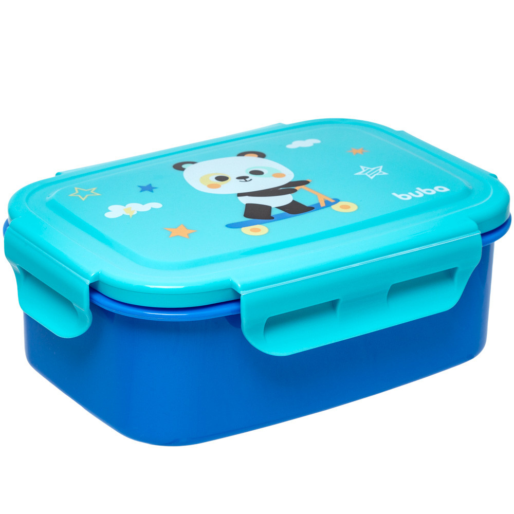 Lancheira Bento Box Inox Zoo Panda 600ml - Buba