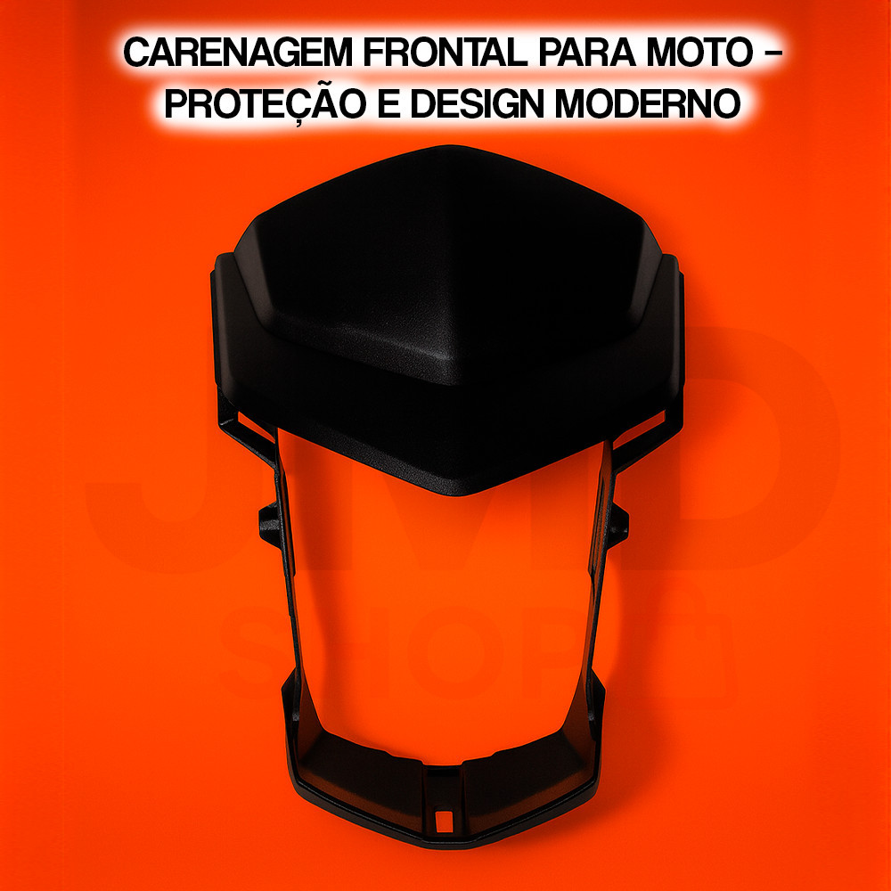 Frente do Farol Carenagem Preta Titan 150 Fan 160 Start 2016 2021