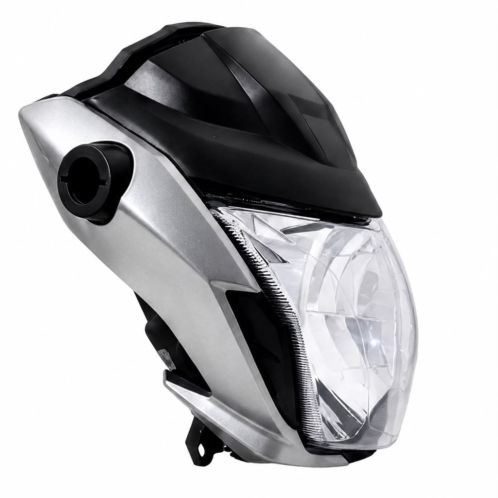Frente Completa Fan 160 2022 A 2024 Prata Farol + Carenagem Alta Qualidade