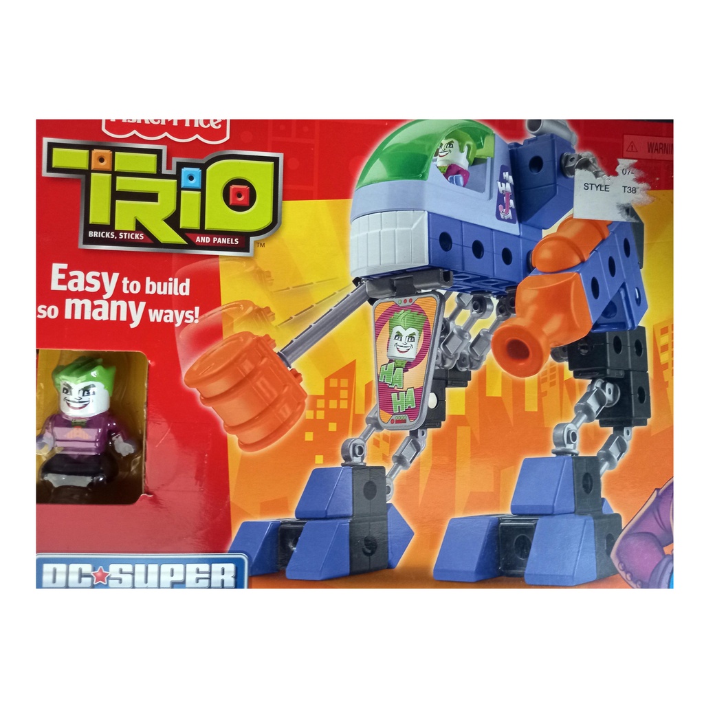 Batman Trio Joker-Bot DC Super Friends Blocos Lacrado