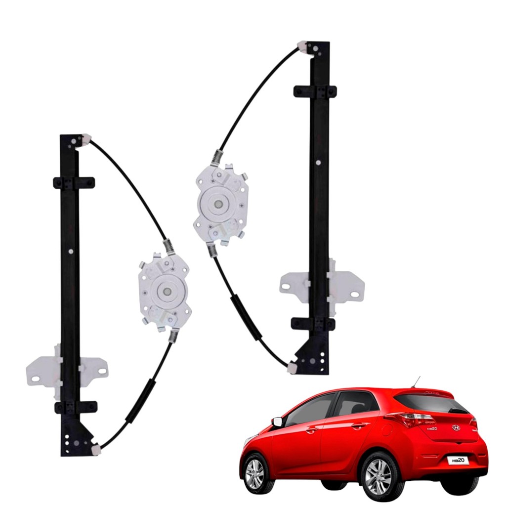 Máquina Elevador Regulador Vidro Elétrico S/Motor Traseiro Hb20 Após 2012