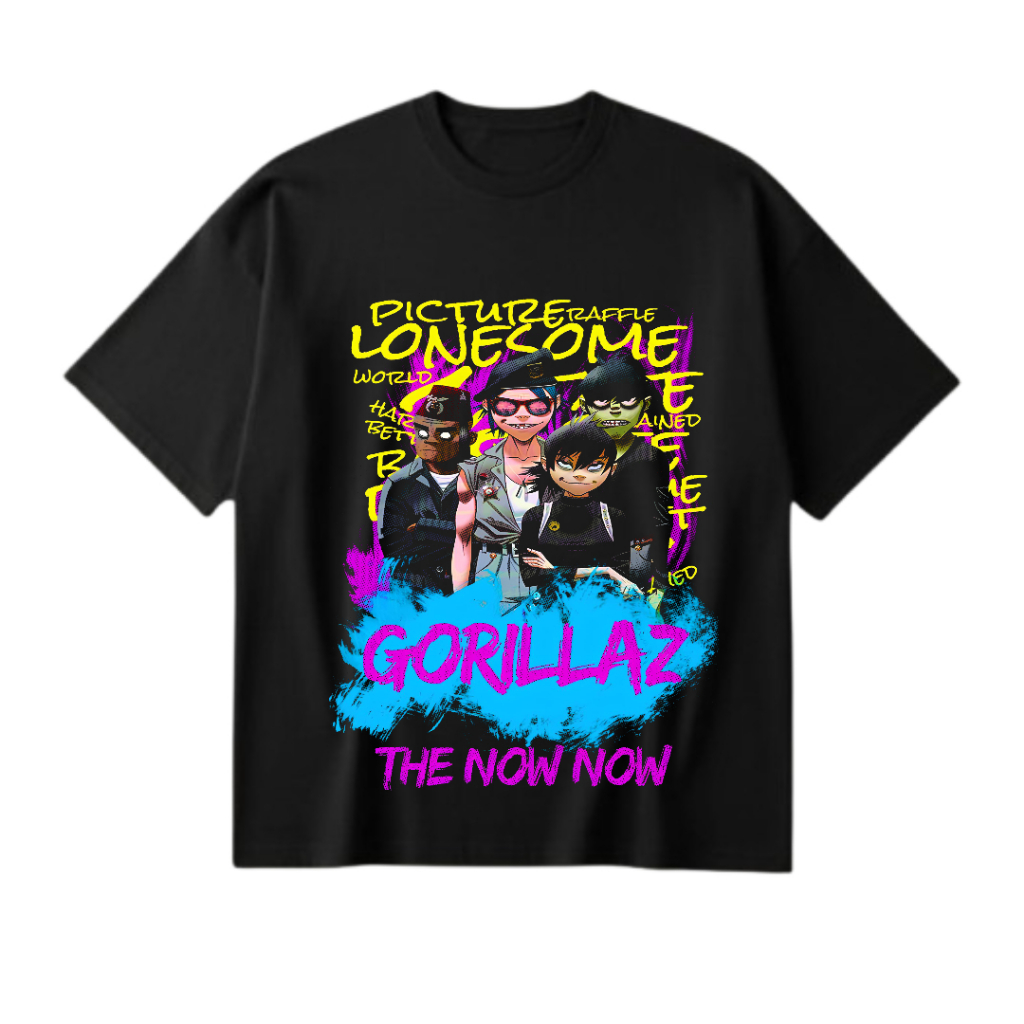 Camiseta Camisa Gorillaz Banda Musica Feel Good Inc  ALGODAO