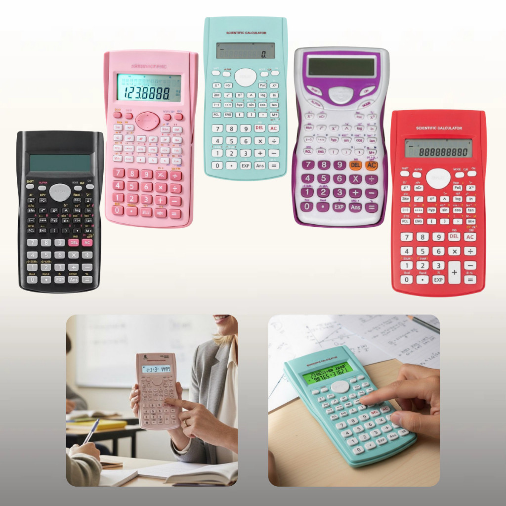 Calculadora Cientifica Faculdade 240F / 56F (5pç ou 1pç) Vestibulares Universidades Matemática Física Química