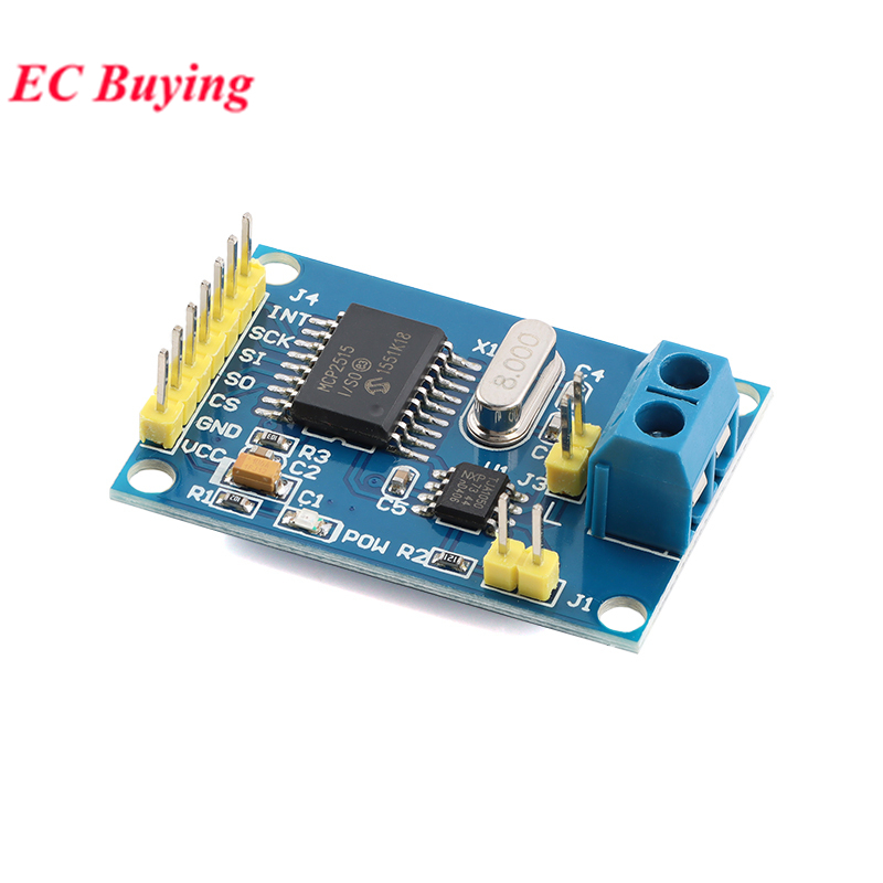 Módulo De Ônibus CAN MCP2515 5pcs/1pc Com Receptor TJA1050 Interface SPI 51 MCU Para Arduino