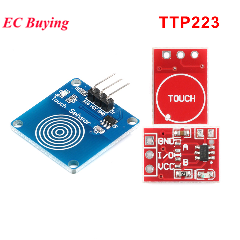 5pcs/1pc TTP223 Módulo Sensor De Toque Capacitivo Interruptor De Botão Momentâneo De Bloqueio Automático Para Arduino