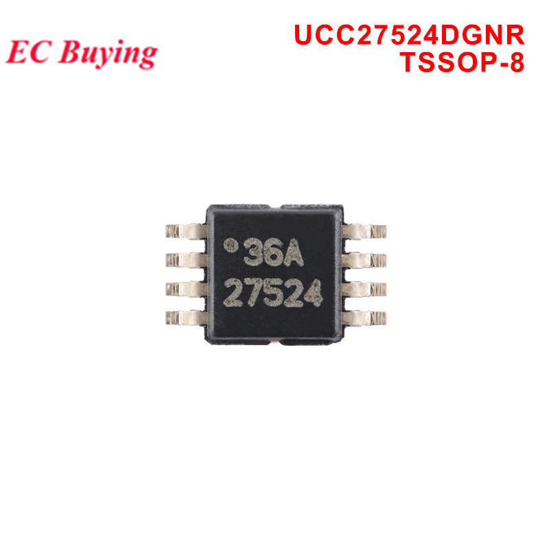 5pcs/1pc UCC27524DGNR TSSOP-8 Chip De Driver De Portão De Canal Duplo
